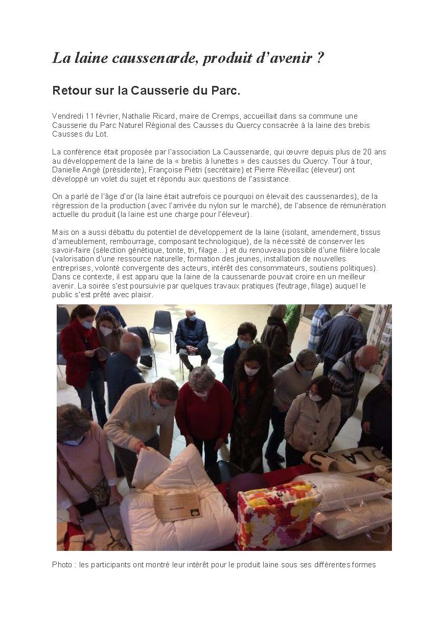 La laine caussenarde