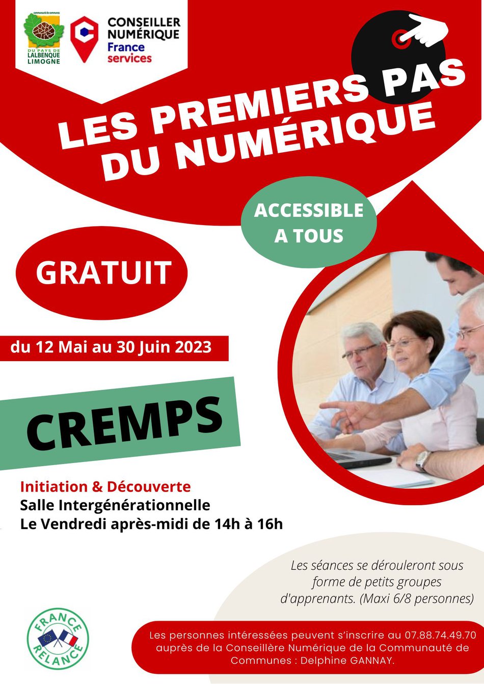 Les premiers pas du numérique Mairie de Cremps