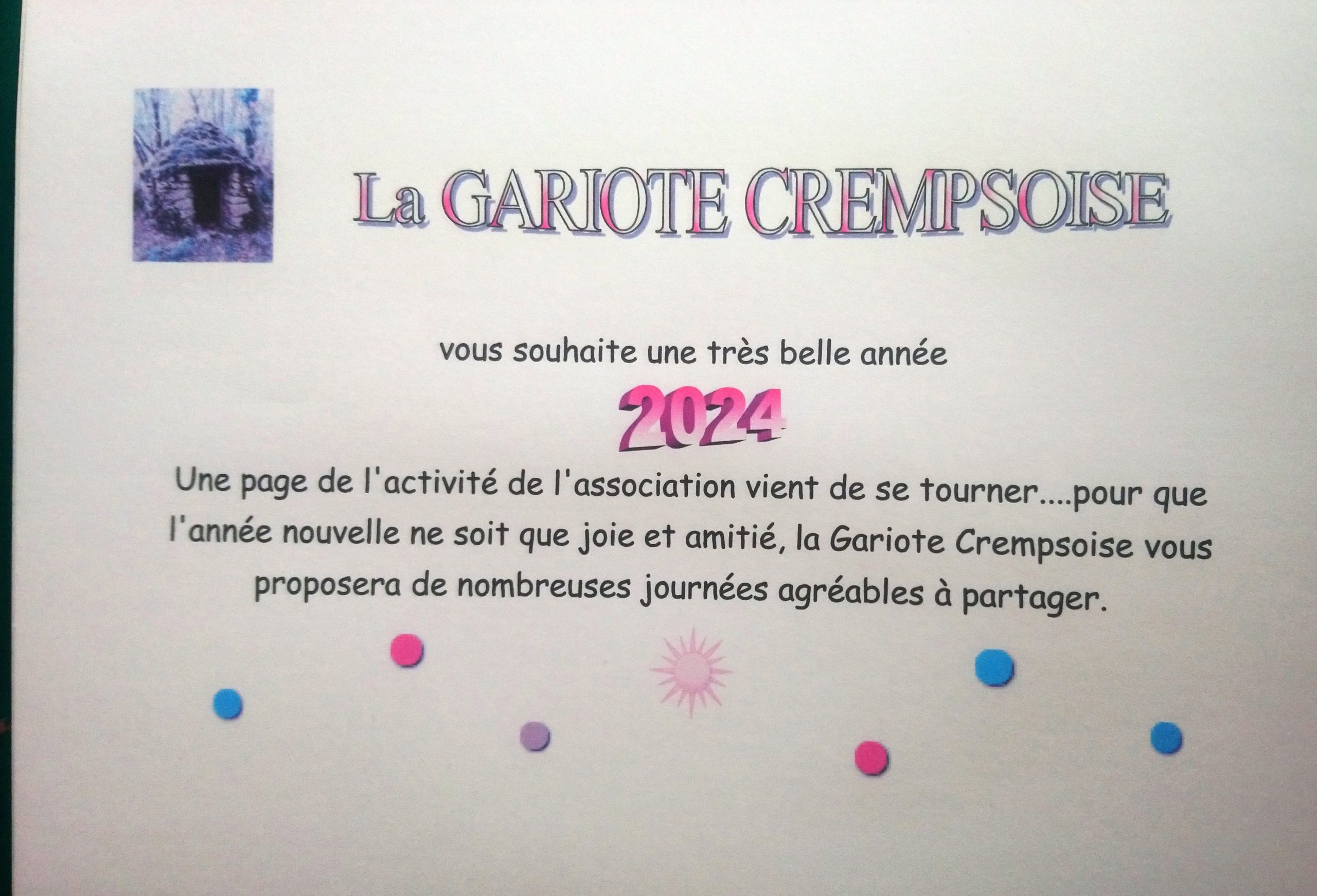 gariote voeux 2024