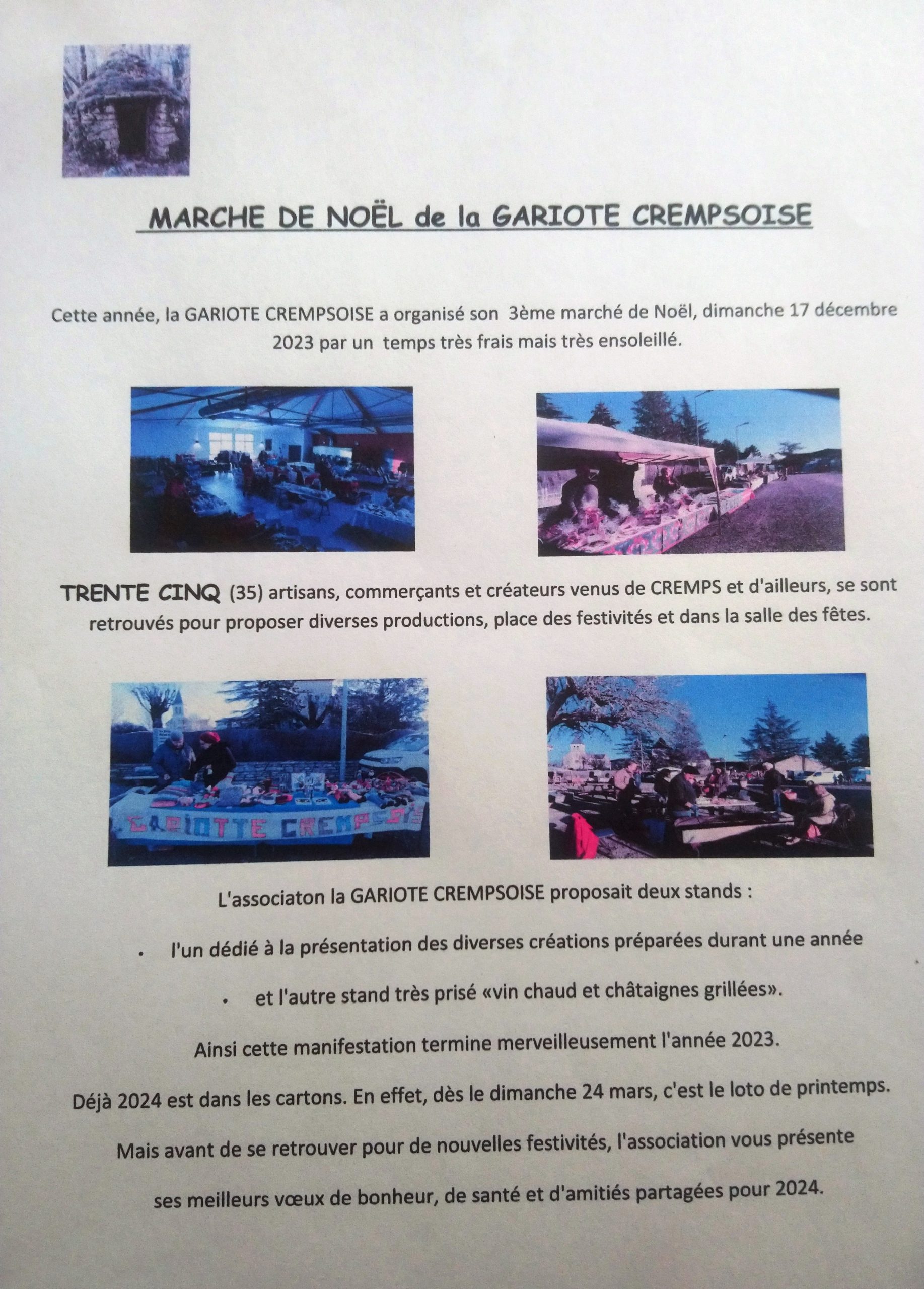 gariotte marche de noel 2023
