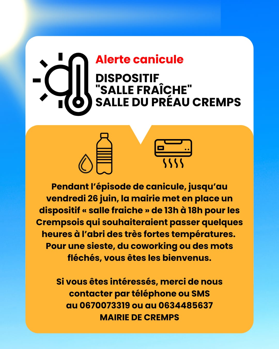 Salle fraicheur